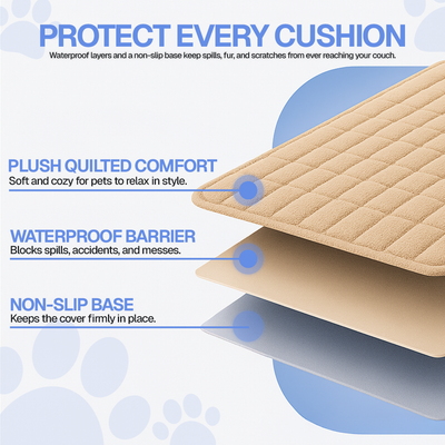 Plush Pet Couch Cover