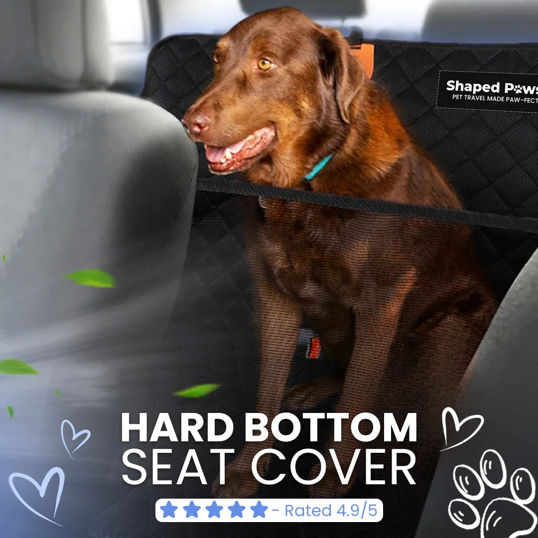 Hard Bottom Seat Cover Shaped Paws